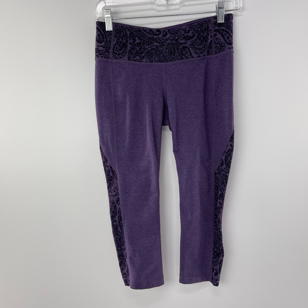 Athleta Revelation Parsley Capris Leggings Size S